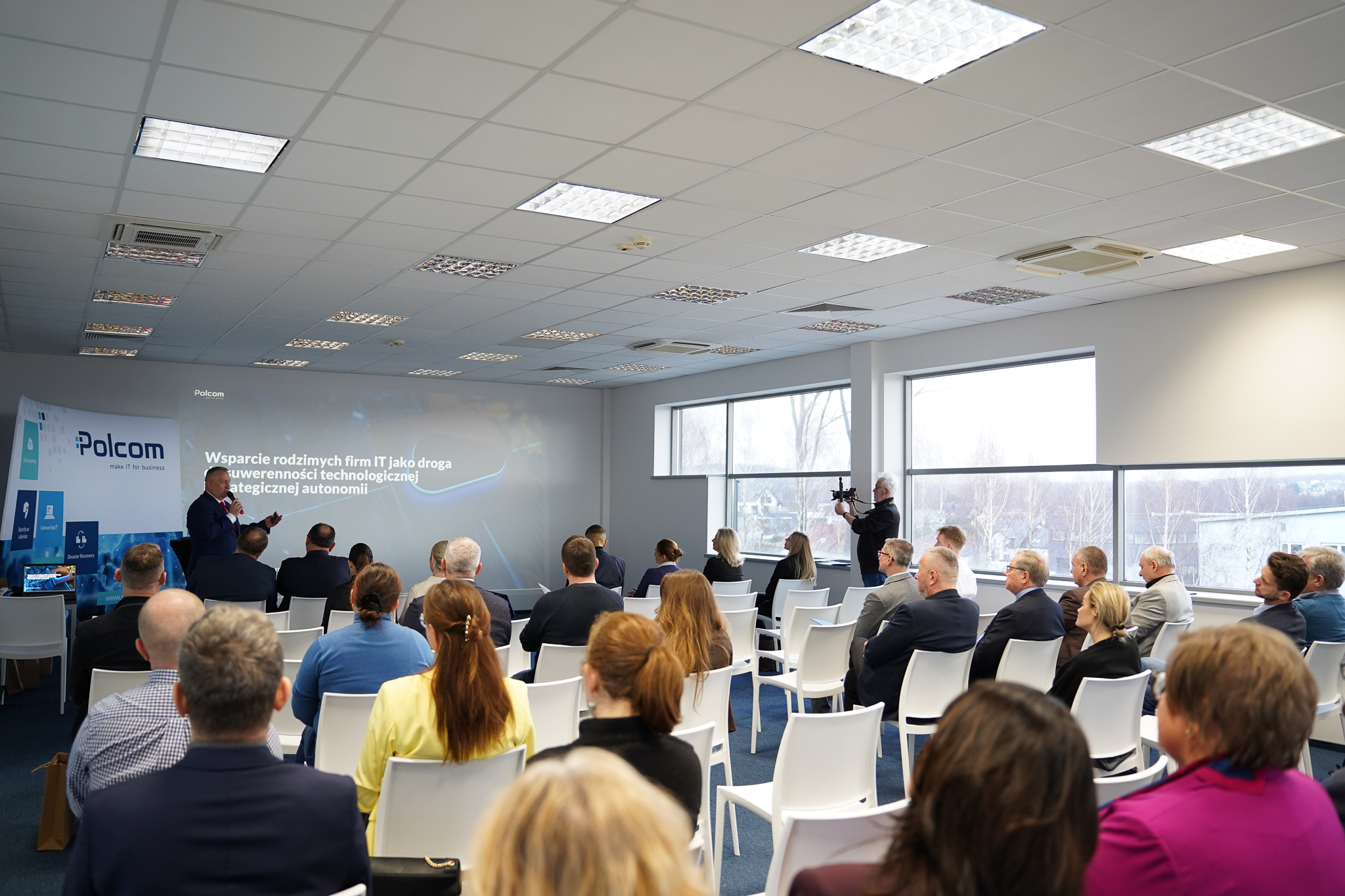 Spotkanie Przedsiębiorców Miasta i Gminy Skawina w Polcom Data Center